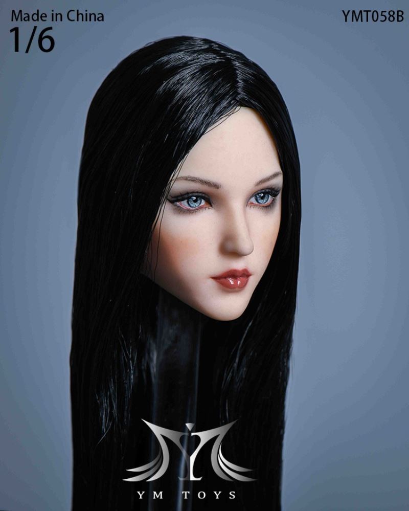 Female Head Carving Lulu YMT057 and Tiantian YMT058 1/6