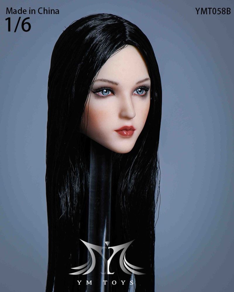 Female Head Carving Lulu YMT057 and Tiantian YMT058 1/6