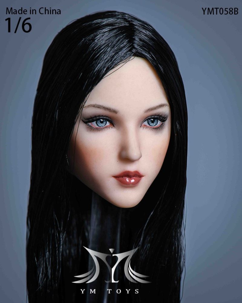 Female Head Carving Lulu YMT057 and Tiantian YMT058 1/6