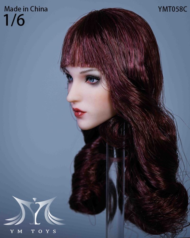 Female Head Carving Lulu YMT057 and Tiantian YMT058 1/6