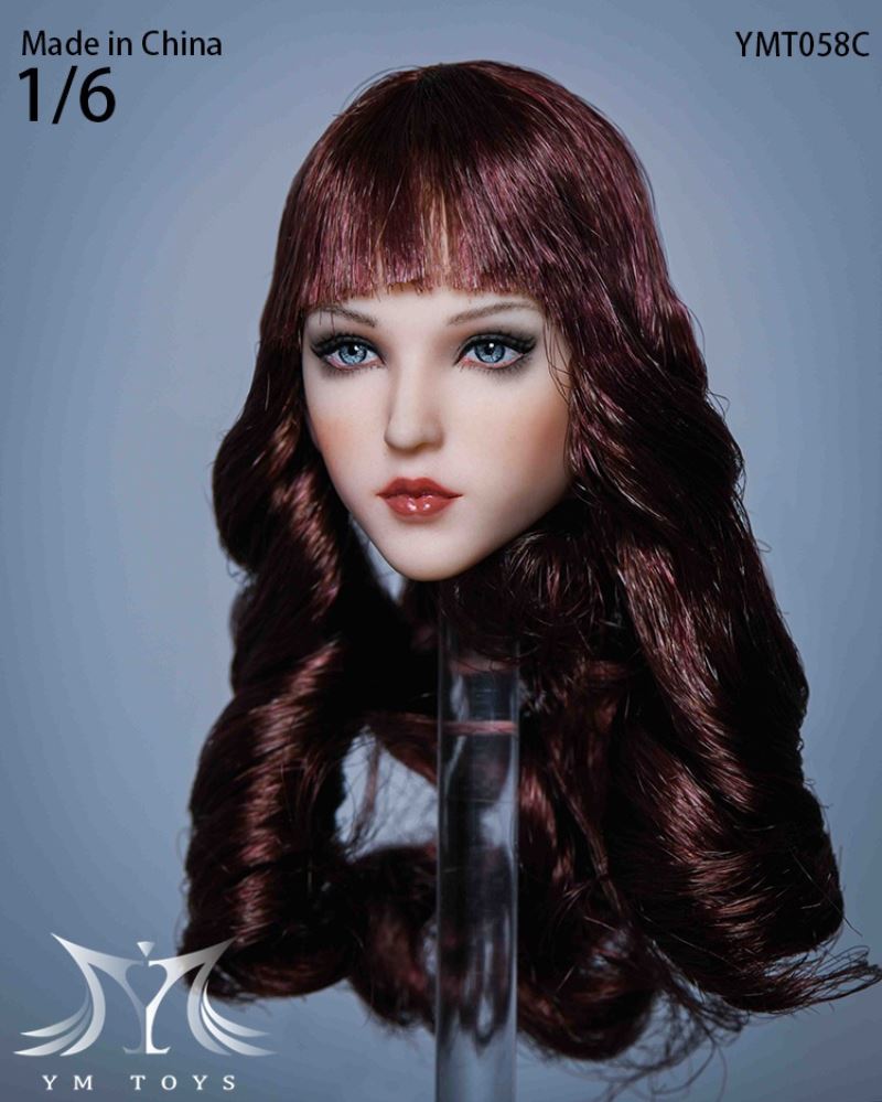 Female Head Carving Lulu YMT057 and Tiantian YMT058 1/6
