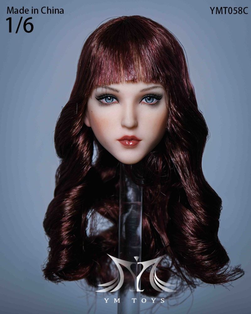 Female Head Carving Lulu YMT057 and Tiantian YMT058 1/6