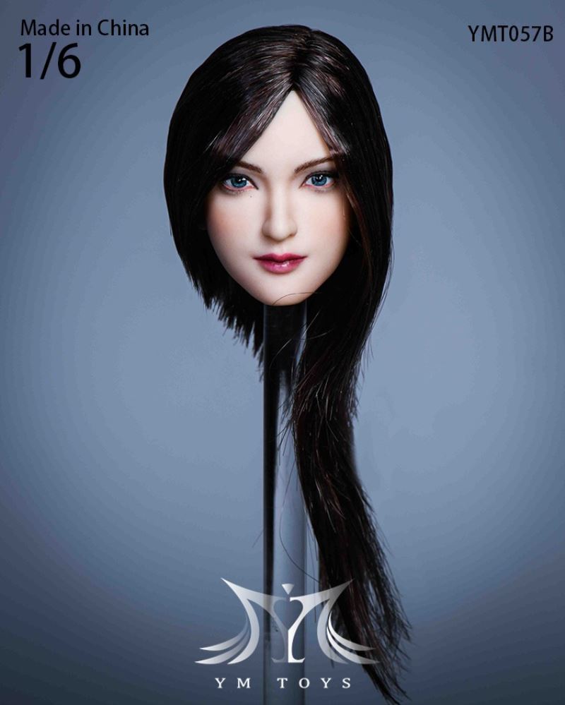 Female Head Carving Lulu YMT057 and Tiantian YMT058 1/6