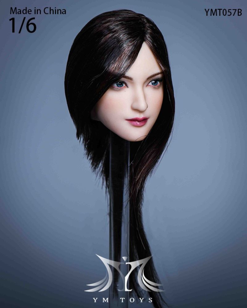 Female Head Carving Lulu YMT057 and Tiantian YMT058 1/6