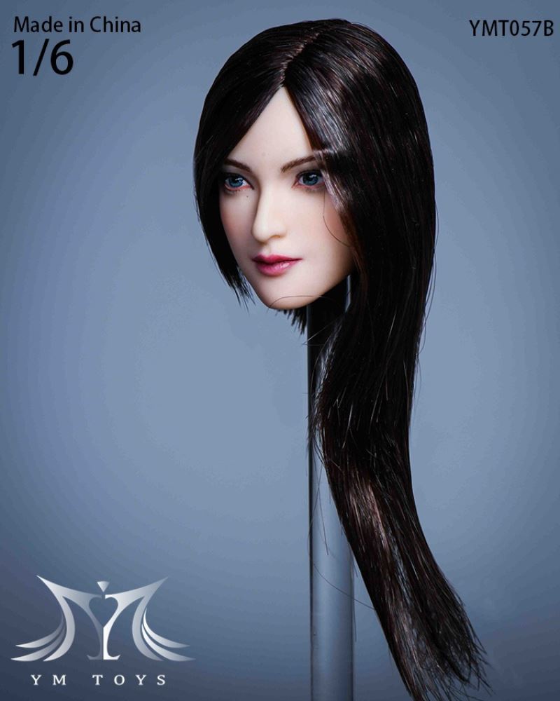 Female Head Carving Lulu YMT057 and Tiantian YMT058 1/6