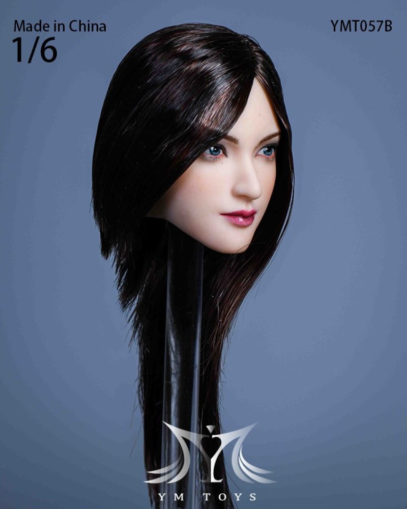 Female Head Carving Lulu YMT057 and Tiantian YMT058 1/6