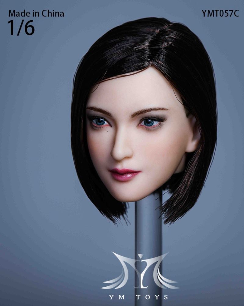 Female Head Carving Lulu YMT057 and Tiantian YMT058 1/6