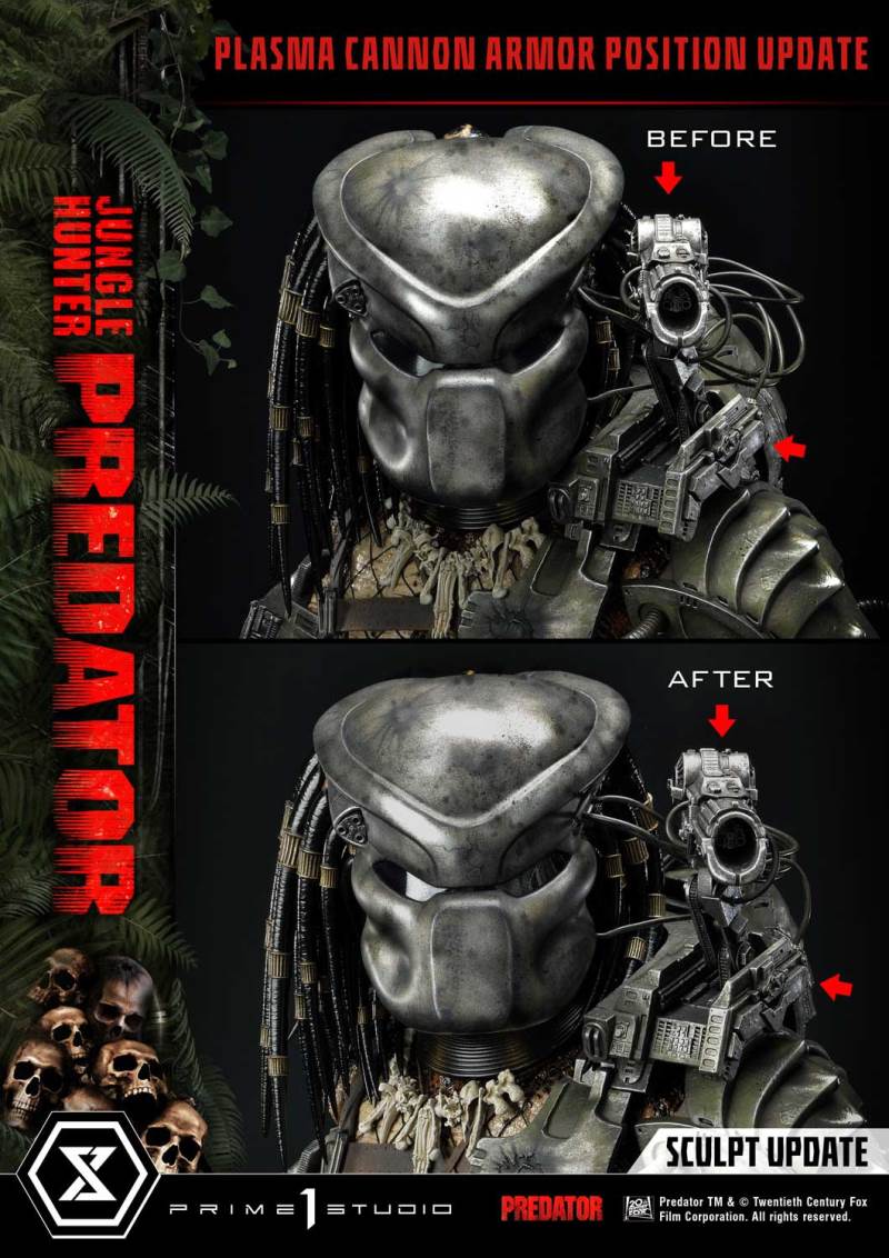 Prime1Studio อัพเดทงานปั้น Jungle Hunter Predator เพิ่มเติม