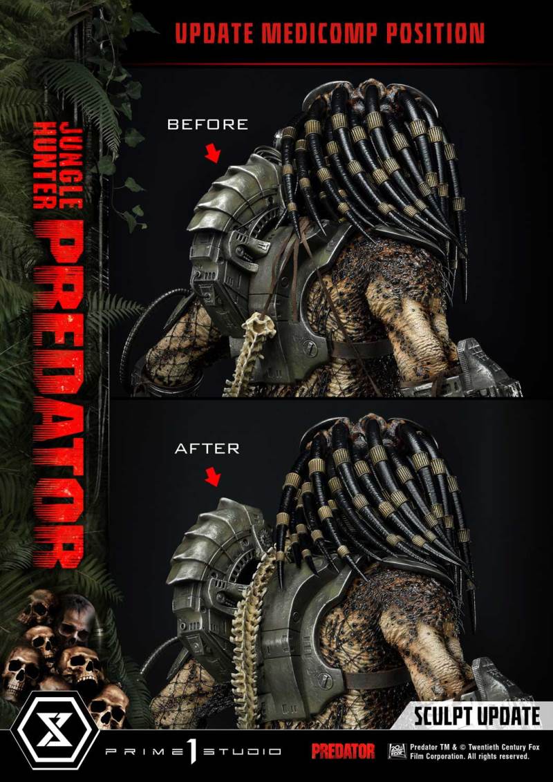 Prime1Studio อัพเดทงานปั้น Jungle Hunter Predator เพิ่มเติม