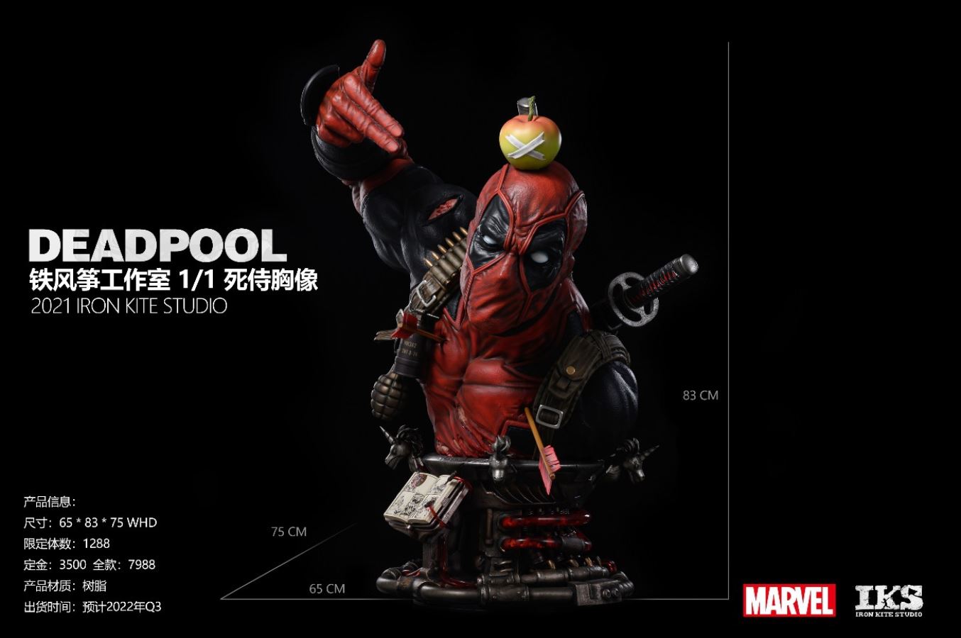 Deadpool bust – Marvel