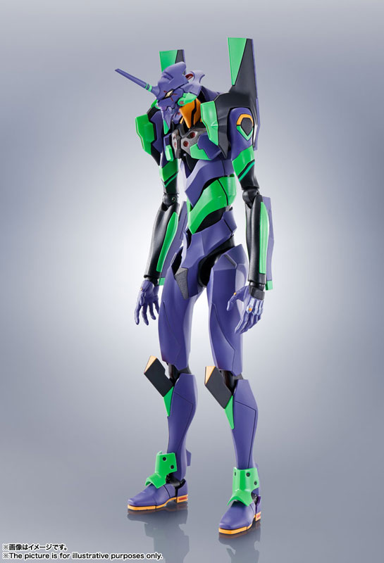 Robot Spirits  Evangelion Unit-01 + Spear of Cassius (Renewal Color Edition)