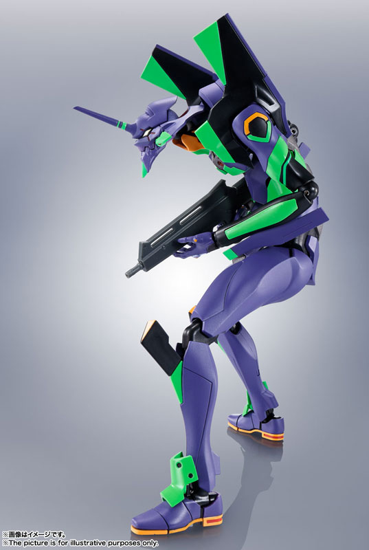 Robot Spirits  Evangelion Unit-01 + Spear of Cassius (Renewal Color Edition)