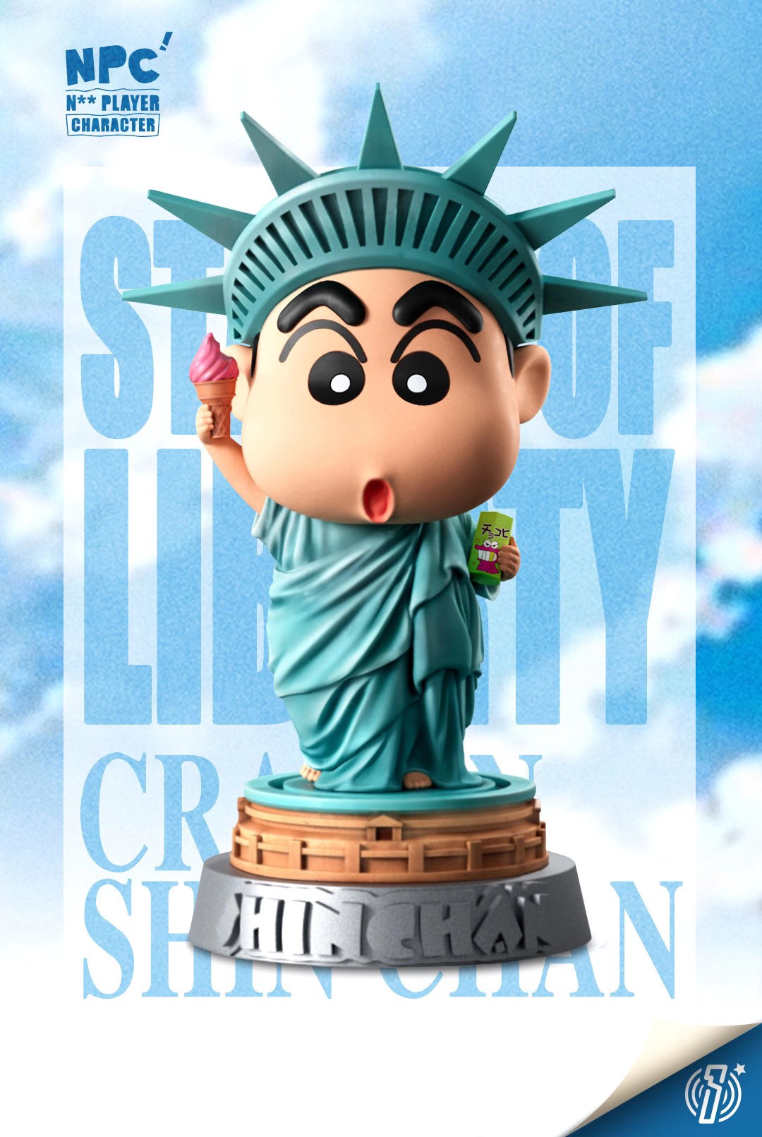 Shinchan Statue of Liberty