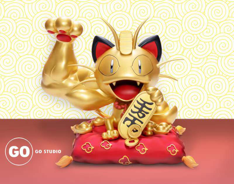 Muscle Meowth Fortune Cat  – Pokemon