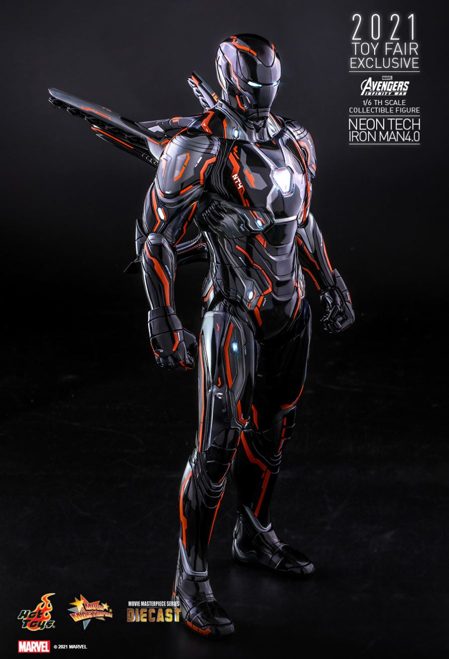 AVENGERS: INFINITY WAR - NEON TECH IRON MAN 4.0 1/6