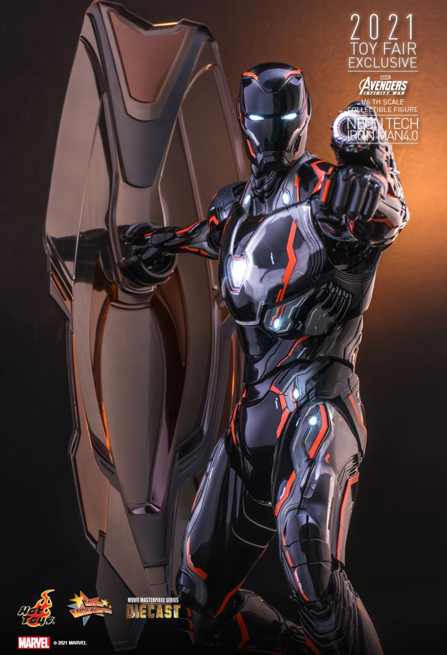 AVENGERS: INFINITY WAR - NEON TECH IRON MAN 4.0 1/6
