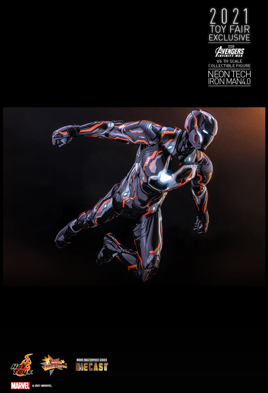 AVENGERS: INFINITY WAR - NEON TECH IRON MAN 4.0 1/6