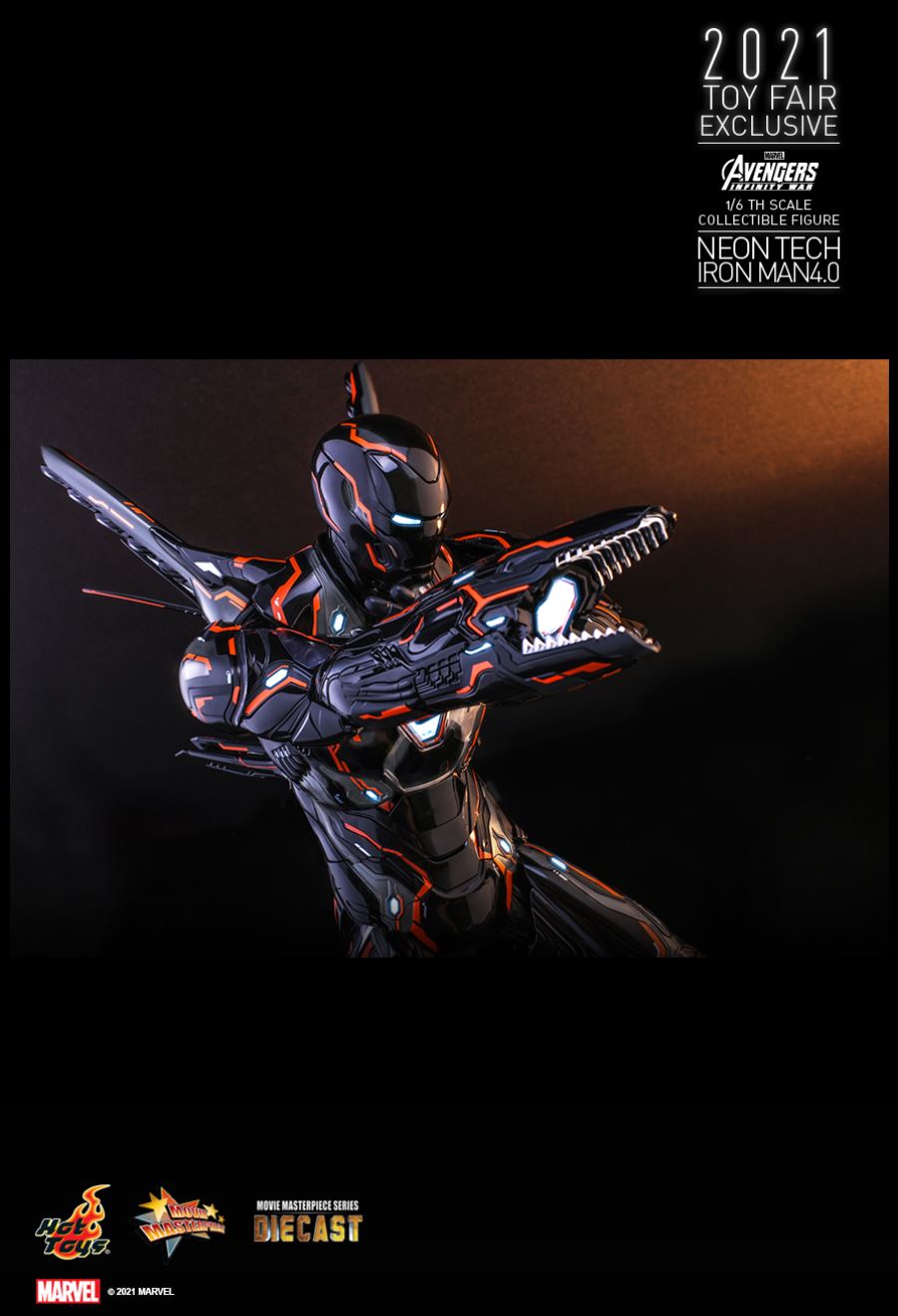 AVENGERS: INFINITY WAR - NEON TECH IRON MAN 4.0 1/6