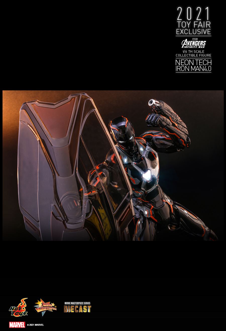 AVENGERS: INFINITY WAR - NEON TECH IRON MAN 4.0 1/6