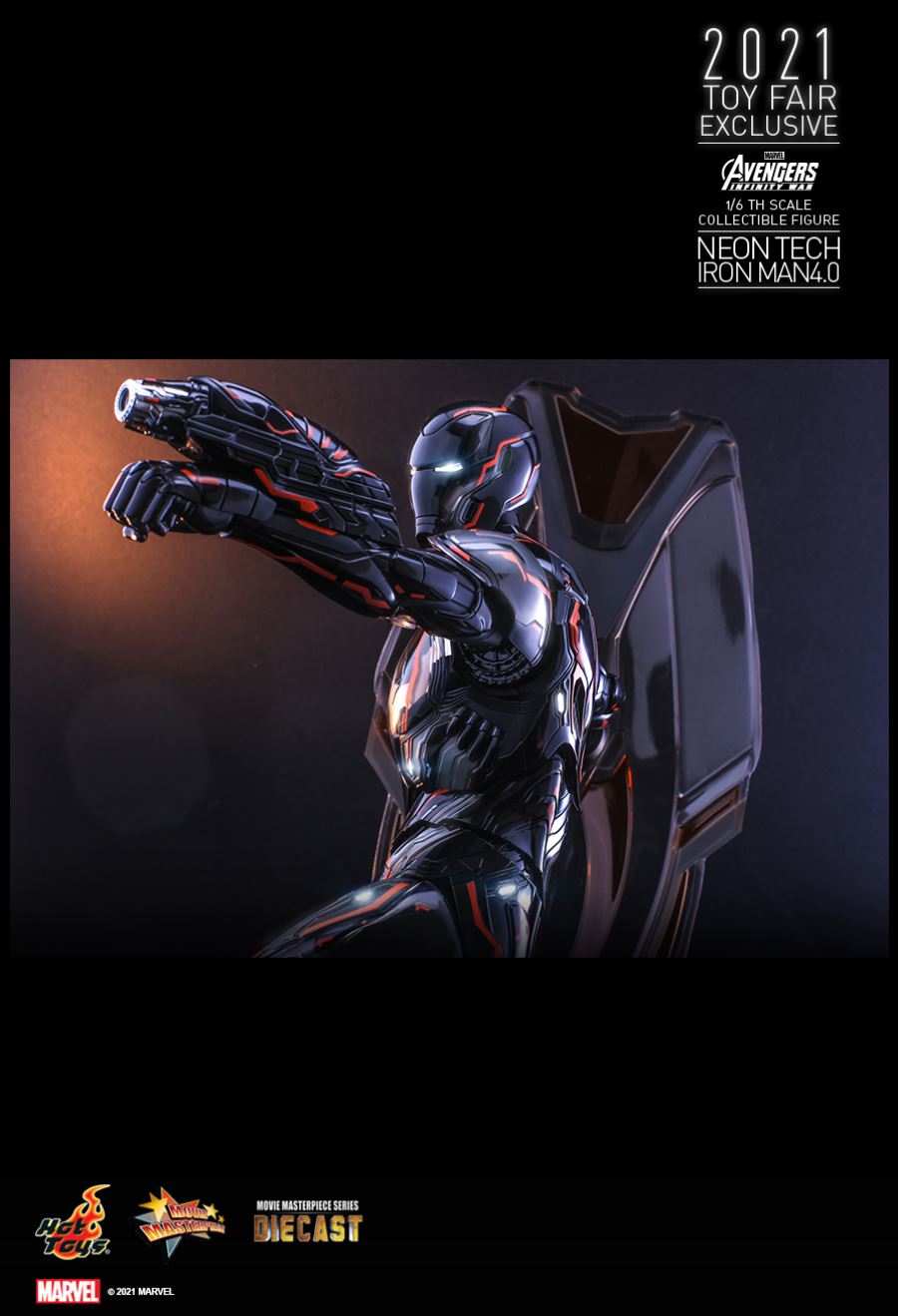 AVENGERS: INFINITY WAR - NEON TECH IRON MAN 4.0 1/6