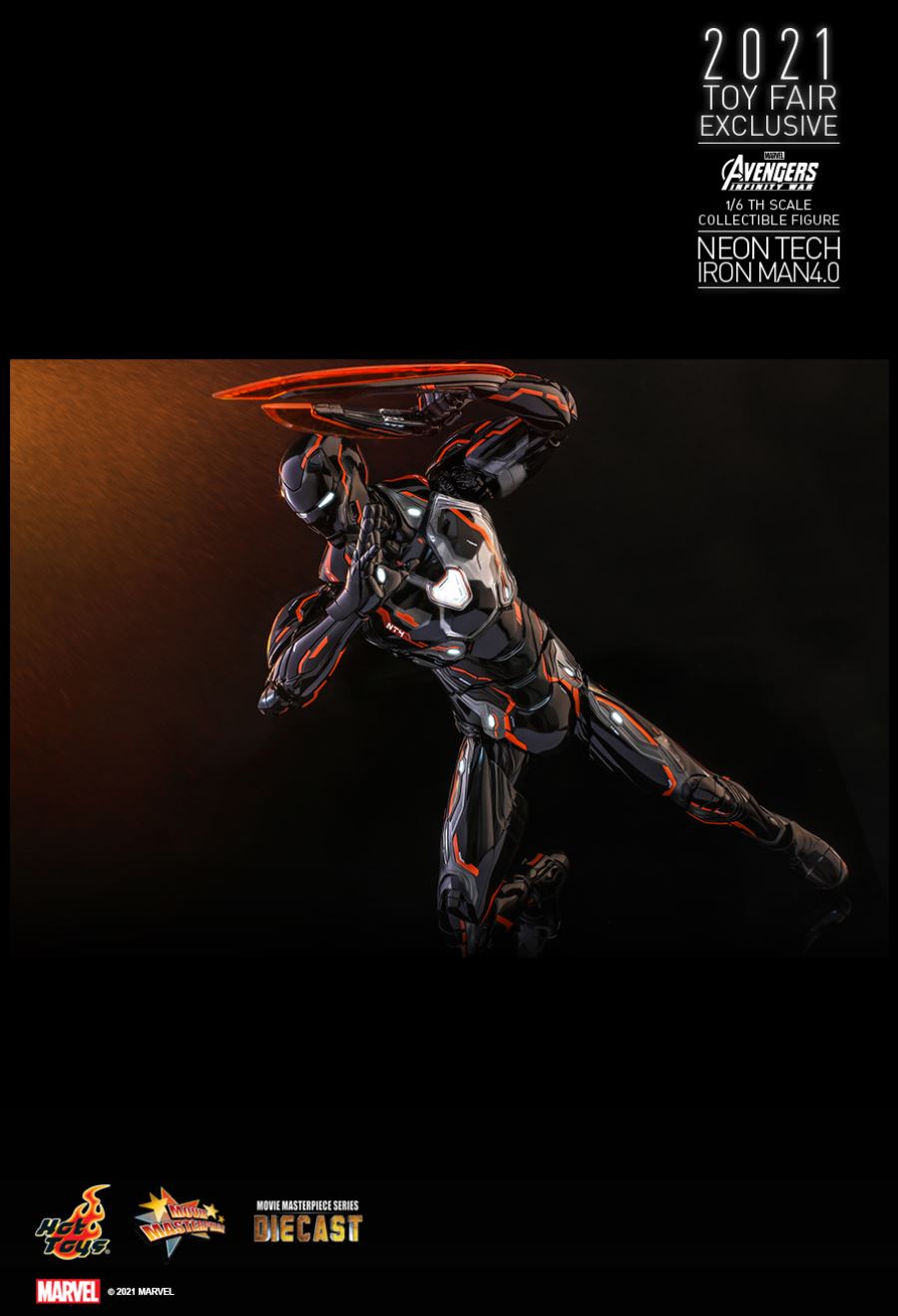 AVENGERS: INFINITY WAR - NEON TECH IRON MAN 4.0 1/6