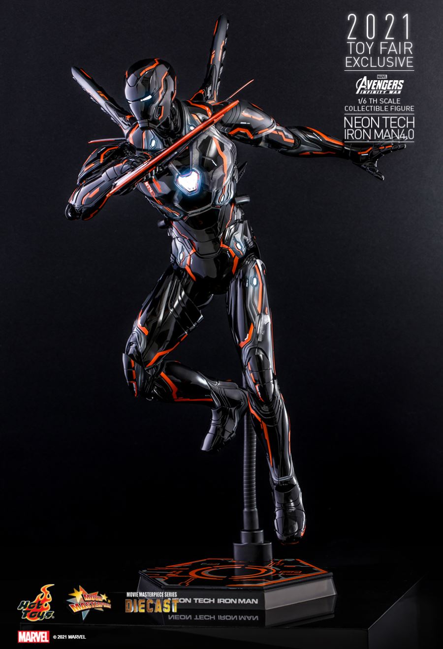 AVENGERS: INFINITY WAR - NEON TECH IRON MAN 4.0 1/6