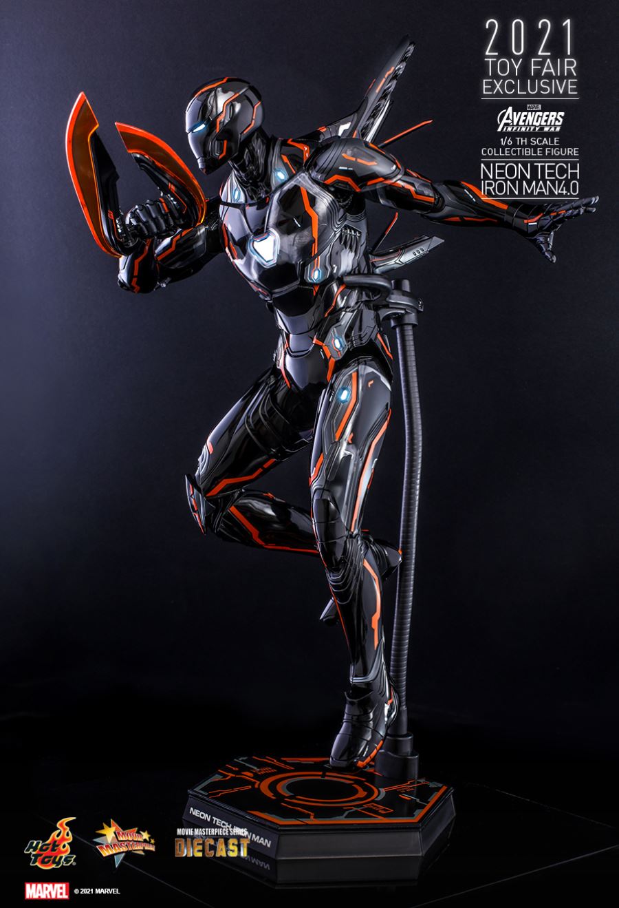 AVENGERS: INFINITY WAR - NEON TECH IRON MAN 4.0 1/6