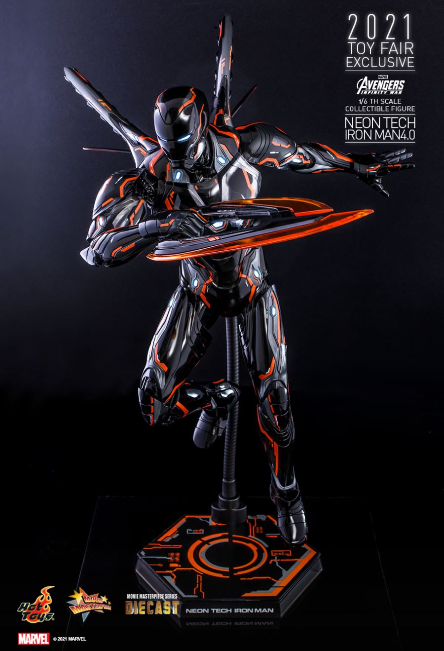 AVENGERS: INFINITY WAR - NEON TECH IRON MAN 4.0 1/6
