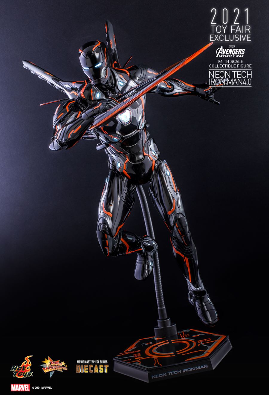 AVENGERS: INFINITY WAR - NEON TECH IRON MAN 4.0 1/6