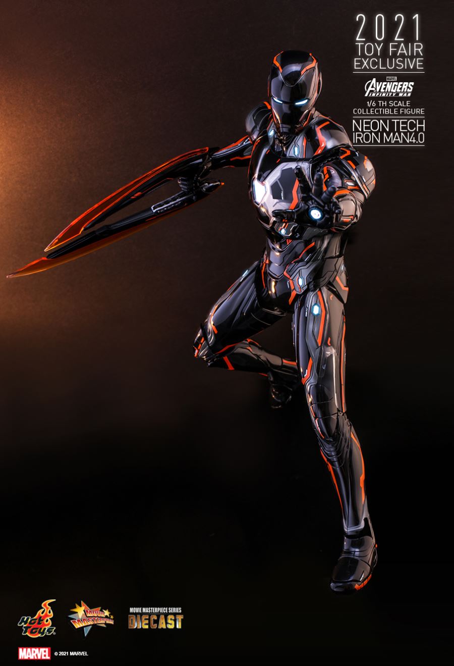 AVENGERS: INFINITY WAR - NEON TECH IRON MAN 4.0 1/6