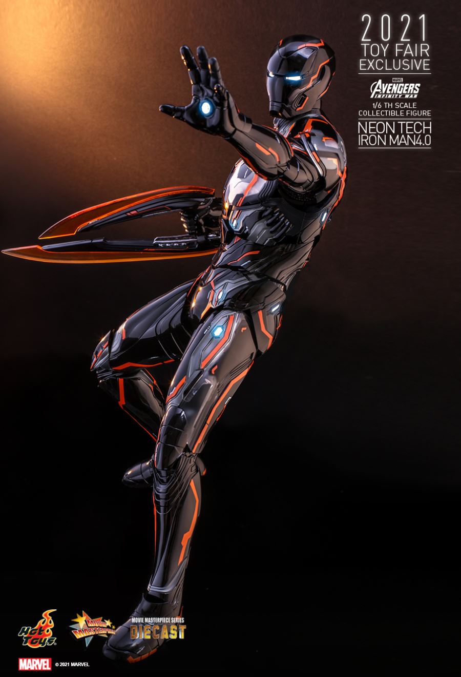 AVENGERS: INFINITY WAR - NEON TECH IRON MAN 4.0 1/6