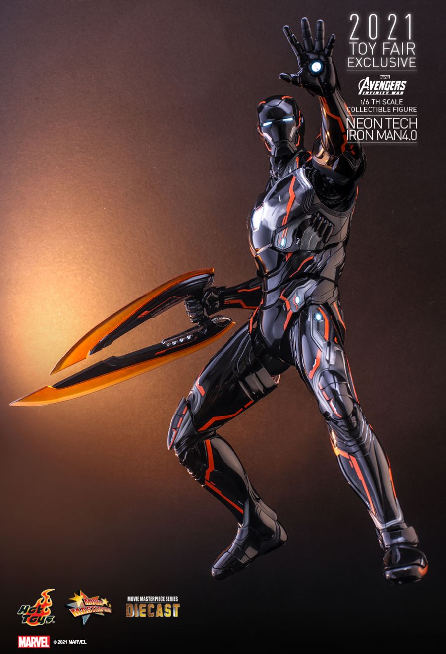 AVENGERS: INFINITY WAR - NEON TECH IRON MAN 4.0 1/6