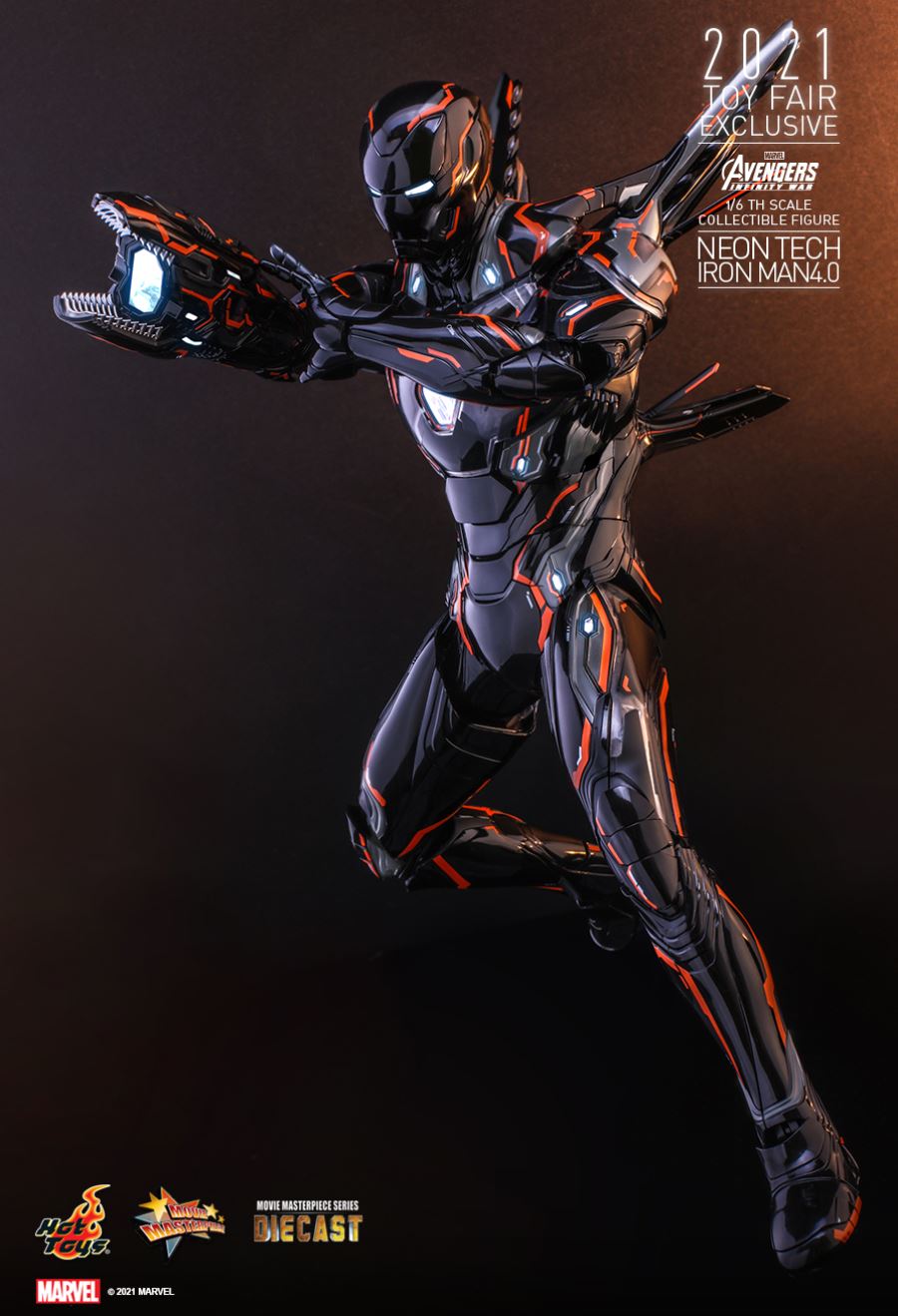 AVENGERS: INFINITY WAR - NEON TECH IRON MAN 4.0 1/6