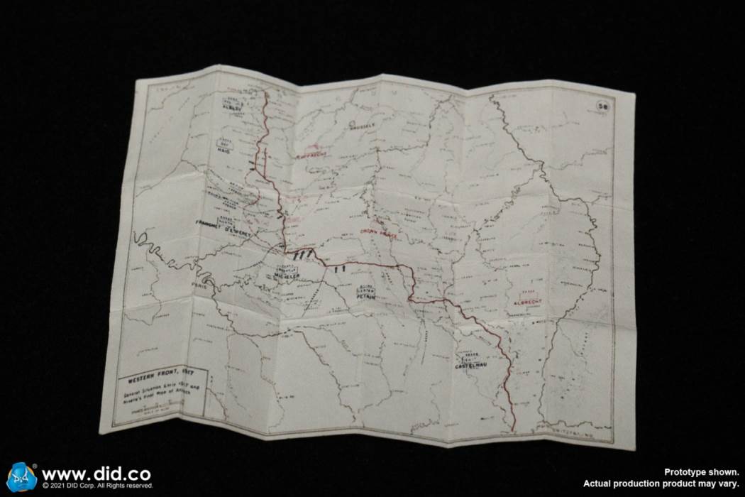 British Colonel in World War I (#B11012) & Combat Table Scene Set (#E60062) 1/6