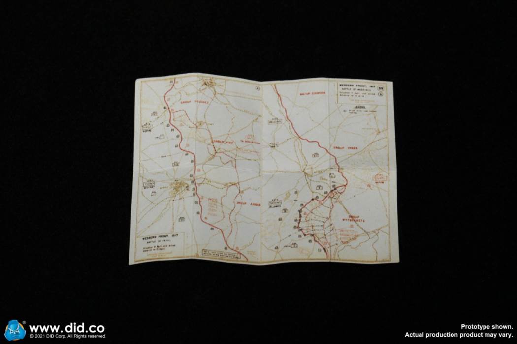 British Colonel in World War I (#B11012) & Combat Table Scene Set (#E60062) 1/6