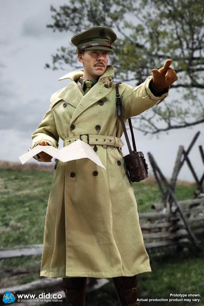 British Colonel in World War I (#B11012) & Combat Table Scene Set (#E60062) 1/6