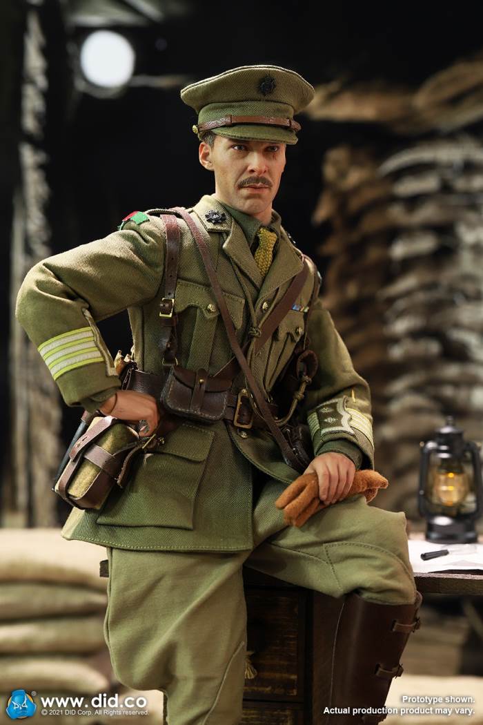 British Colonel in World War I (#B11012) & Combat Table Scene Set (#E60062) 1/6