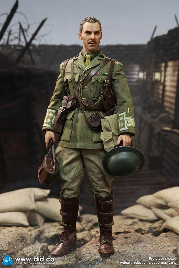 British Colonel in World War I (#B11012) & Combat Table Scene Set (#E60062) 1/6
