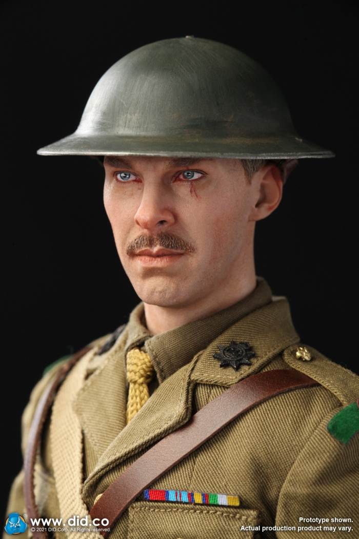 British Colonel in World War I (#B11012) & Combat Table Scene Set (#E60062) 1/6