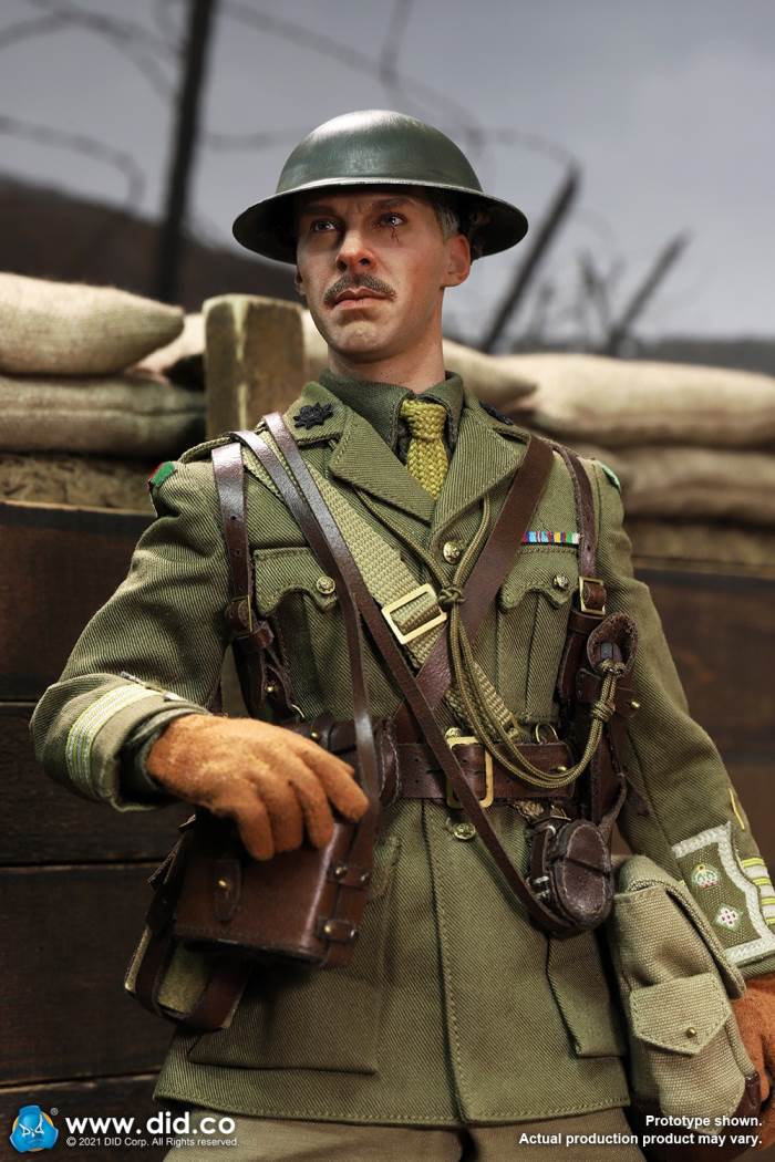 British Colonel in World War I (#B11012) & Combat Table Scene Set (#E60062) 1/6