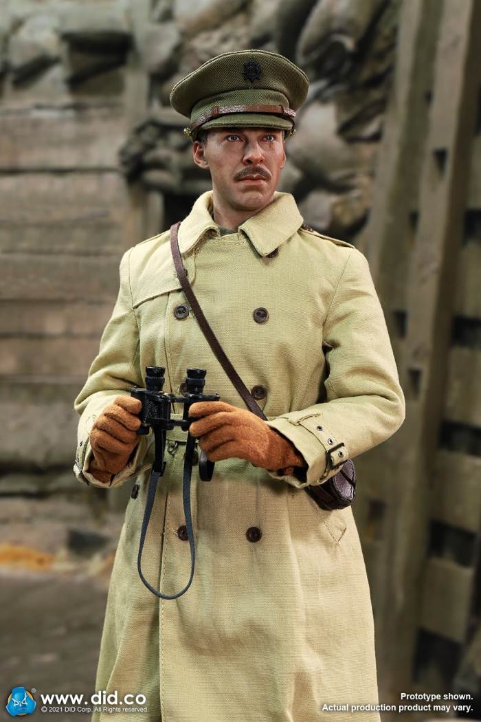 British Colonel in World War I (#B11012) & Combat Table Scene Set (#E60062) 1/6
