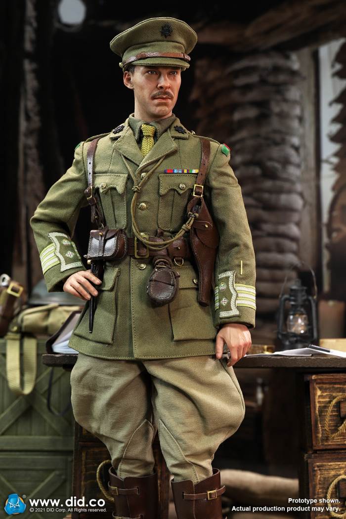 British Colonel in World War I (#B11012) & Combat Table Scene Set (#E60062) 1/6