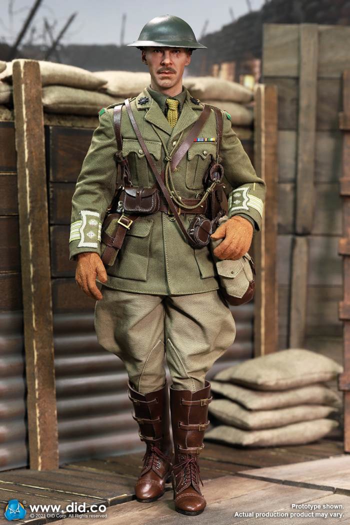 British Colonel in World War I (#B11012) & Combat Table Scene Set (#E60062) 1/6