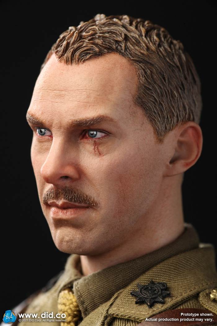 British Colonel in World War I (#B11012) & Combat Table Scene Set (#E60062) 1/6
