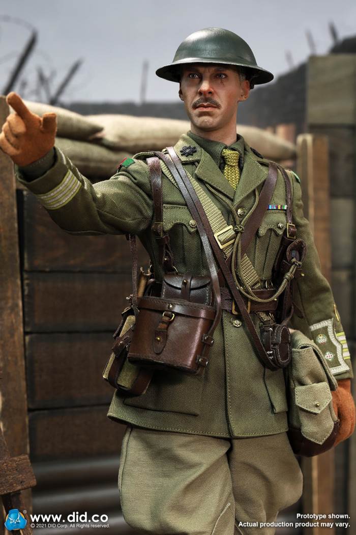 British Colonel in World War I (#B11012) & Combat Table Scene Set (#E60062) 1/6