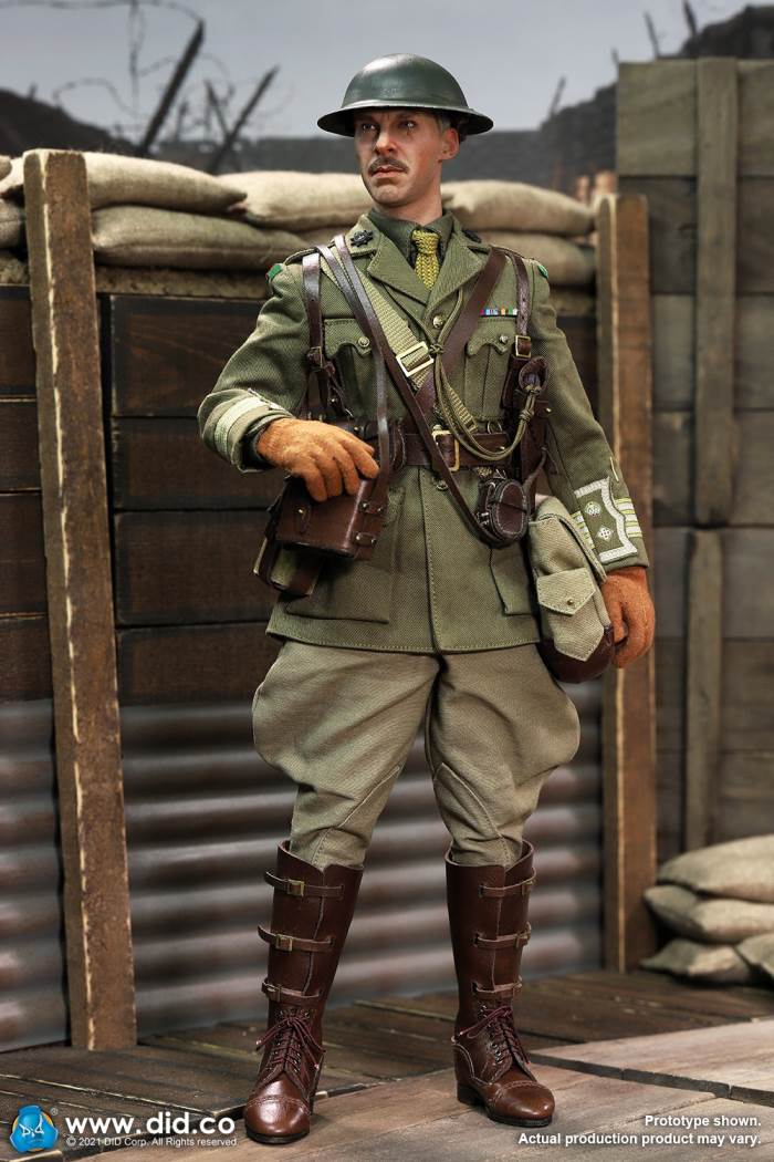 British Colonel in World War I (#B11012) & Combat Table Scene Set (#E60062) 1/6