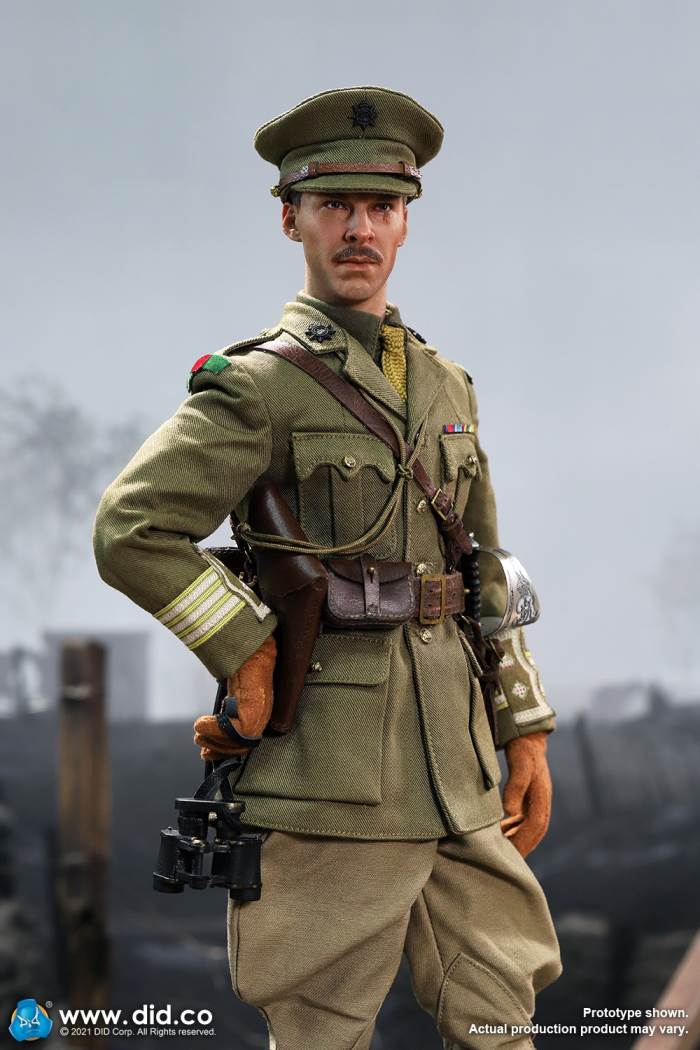 British Colonel in World War I (#B11012) & Combat Table Scene Set (#E60062) 1/6
