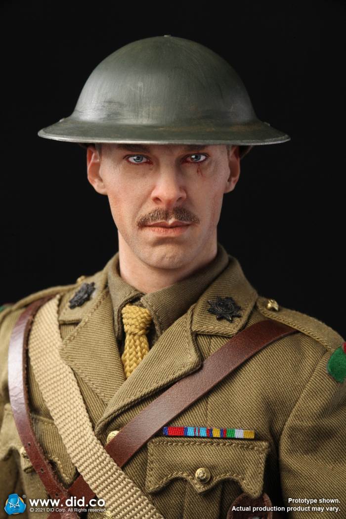 British Colonel in World War I (#B11012) & Combat Table Scene Set (#E60062) 1/6