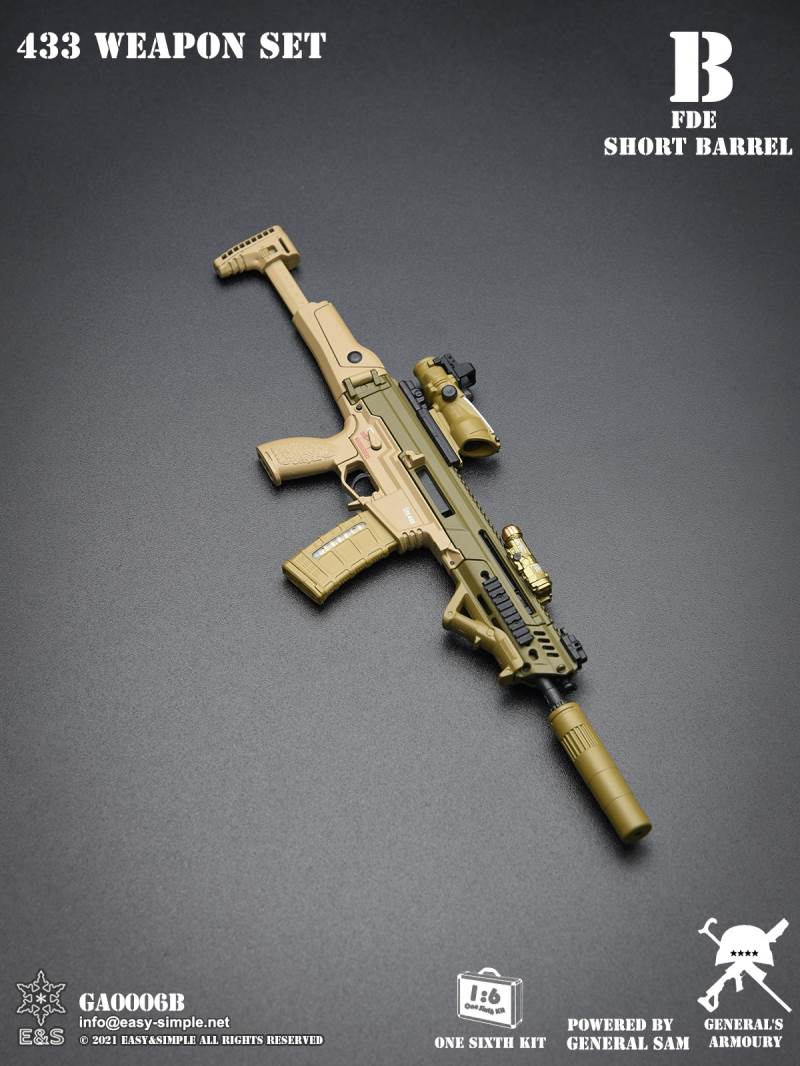 HK433 Weapon Elevator four optional 1/6