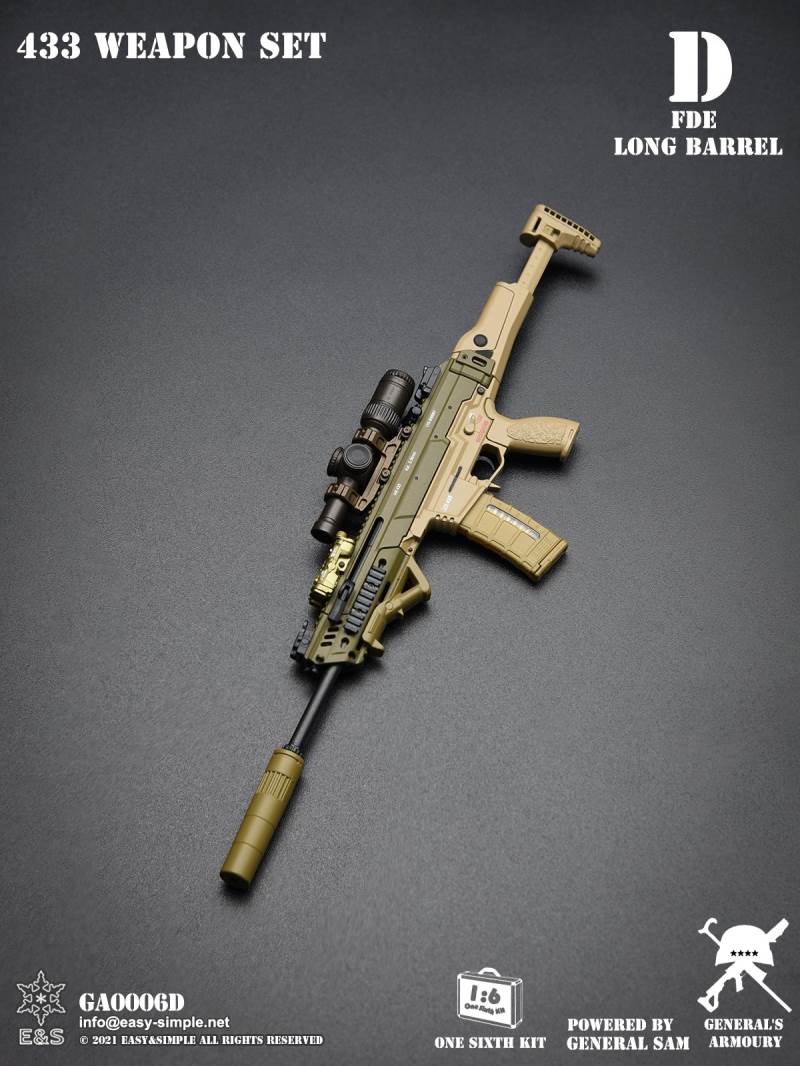 HK433 Weapon Elevator four optional 1/6